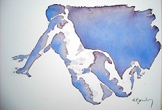 blue figur